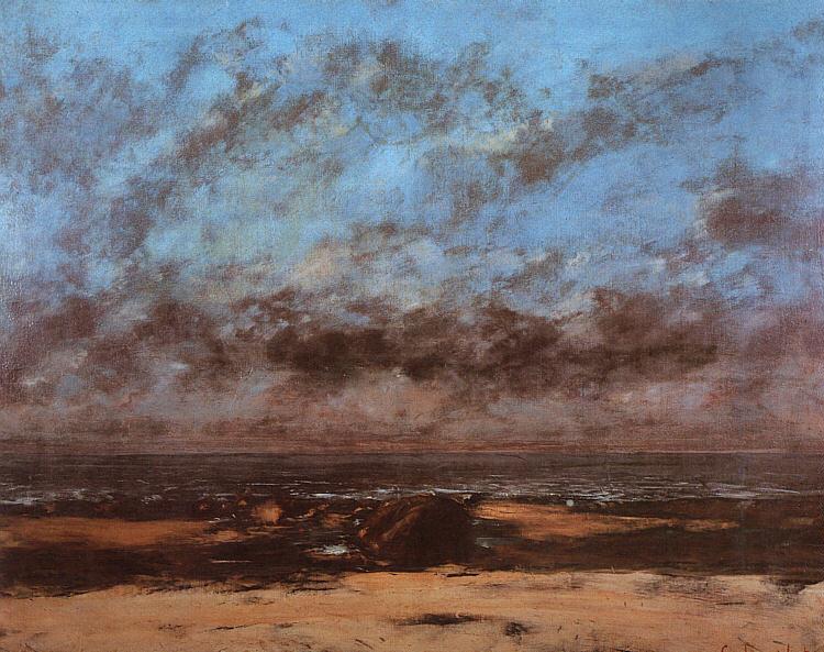 Gustave Courbet Low Tide known as Immensity Sweden oil painting art